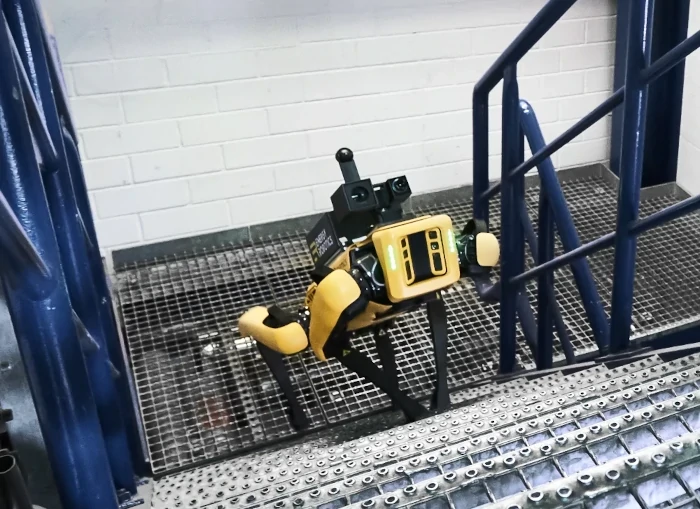 robot Boston Dynamics i interfejs językowy